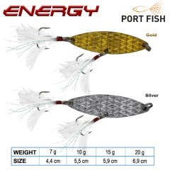 Portfish Energy Kaşık Çift İğne Gold