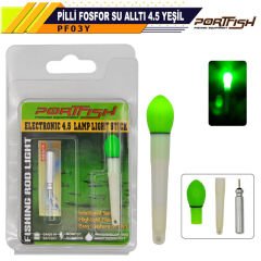 Portfish Pilli Fosfor Su Altı 4,5 Kırmızı