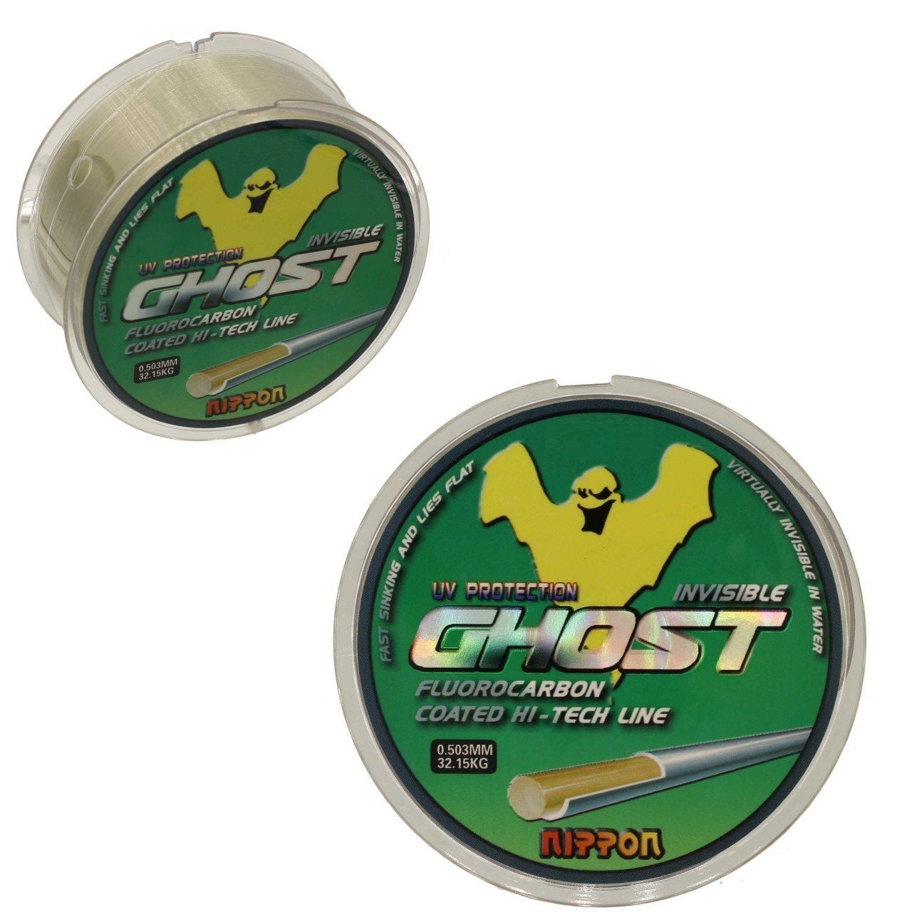 Nippon Ghost 180 mt FluoroCarbon Misina 0,37 mm