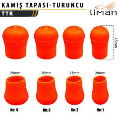 Liman Kamış Tapası Turuncu - 10 Adetli