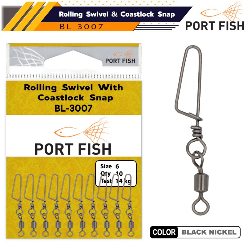 Portfish BL-3007 Klipsli Fırdöndü