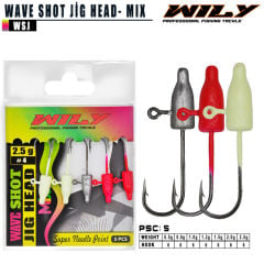 Wily Wave Strike Jighead Mix