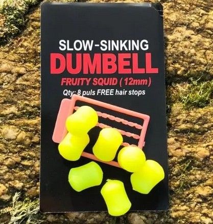 Captain 3498 Dumbell Yellow Color 8'li Paket Sazan Yemi