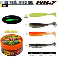 Wily Neoshad Sıvılı Silikon  50 mm 20 Adetli