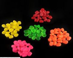 Captain 3496 Pop Corn Silikon Sazan Yemi 100'lü Kutuda Color:Mix