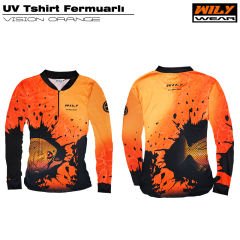 Wily Wear UV T-Shirt Fermuarlı Desen 01