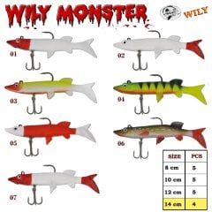 Wily Monster Turna Silikon 14 cm