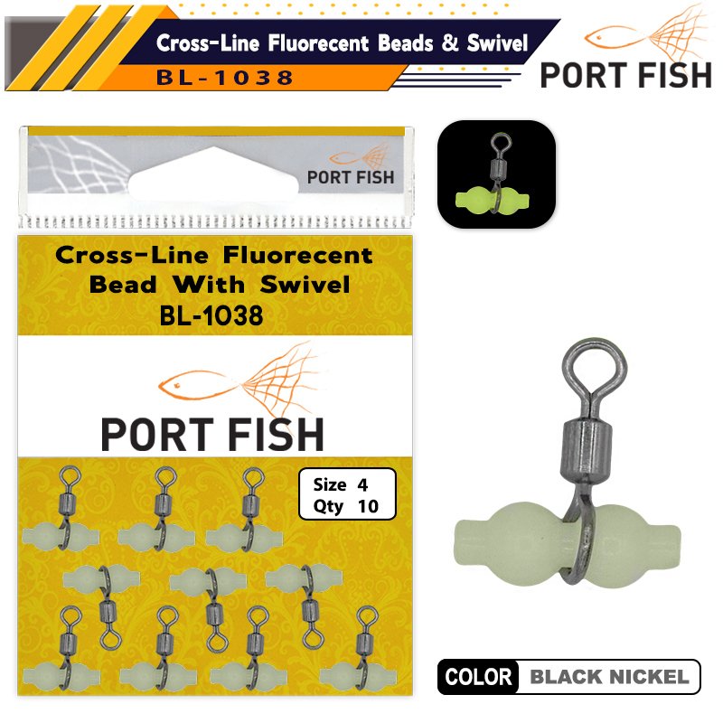 Portfish BL-1038 Üçlü Fosforlu Gezer Fırdöndü