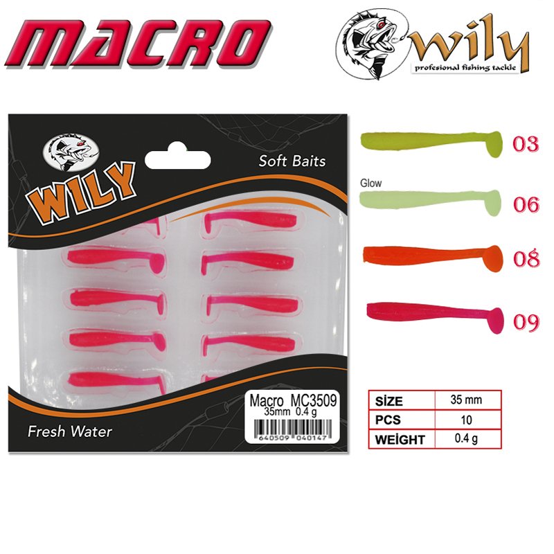 Wily Macro Lrf Silikon Yem 3.5 cm 0.4 gr