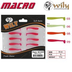 Wily Macro Lrf Silikon Yem 3.5 cm 0.4 gr