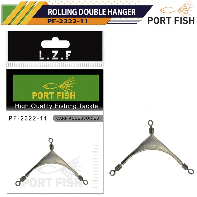 Portfish 2322-11 ROLLING DOUBLE HANGER