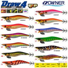 Owner 51882 DRAW SQUID ED-3,5 Kalamar