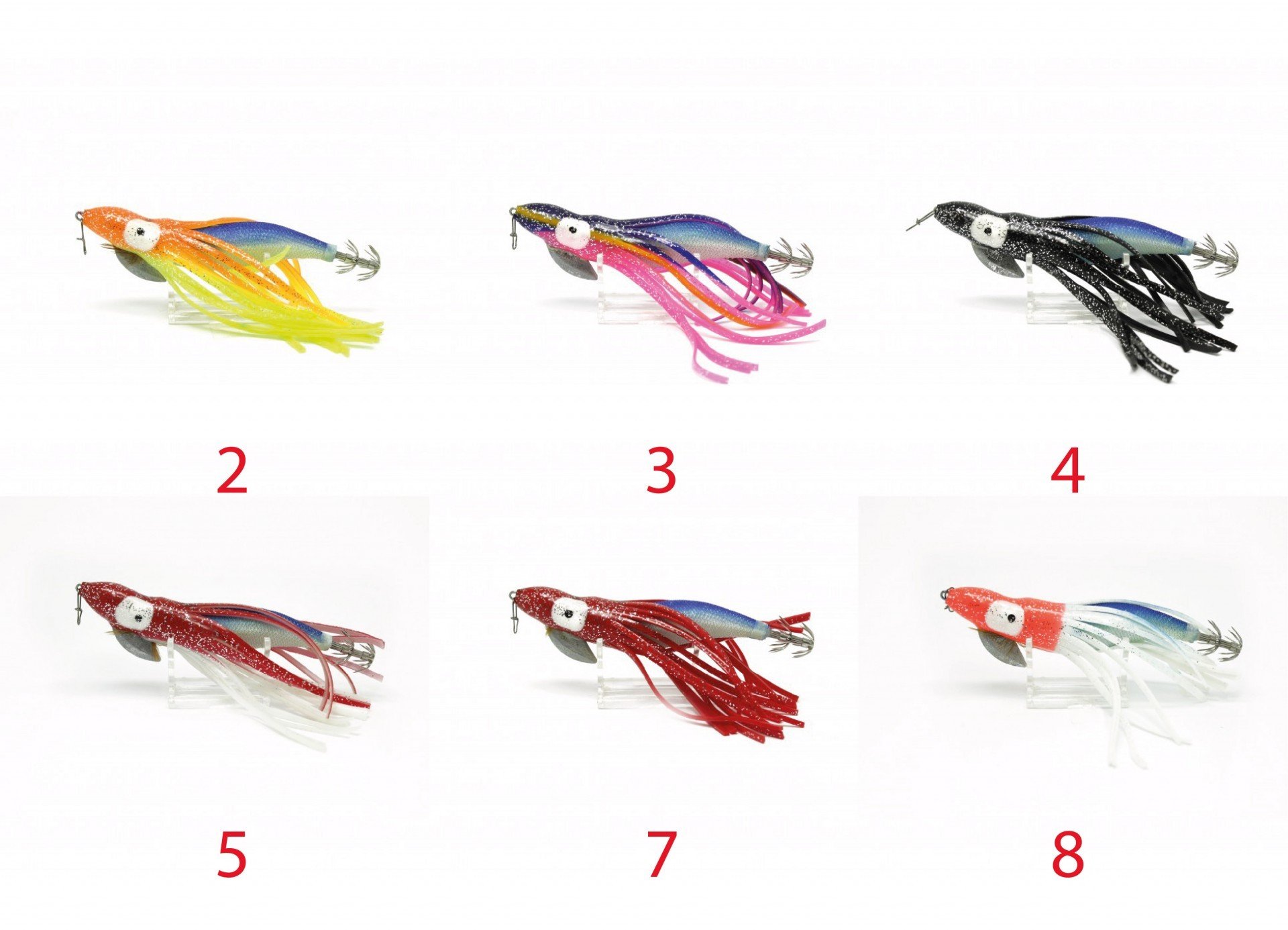 Captain 3581 Kalamar Zokası 11cm Oktopus Squid Size 3.5