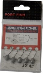 Portfish Jig Head Mustad İğneli 5li Pkt