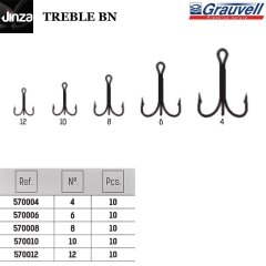 Jinza Treble BN Çarpma İğne 10 Adet