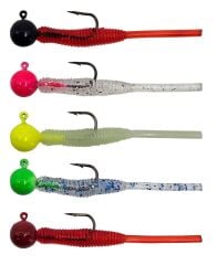 Kendo Hook Worm Jighead+Lrf Silikonu 2gr+4.5cm 5 Adet