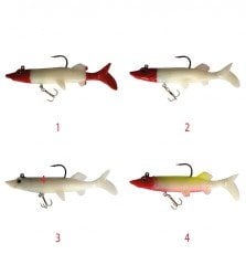 Captain 3552 Bobo Pike Soft 10cm Turna Silikonu Suni Balık