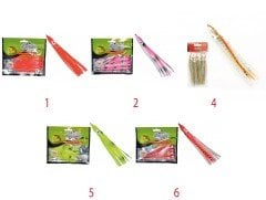 Mutant 3579 Octopus Pride 12cm Ahtapot Sübye 5'li Paket Suni Yem